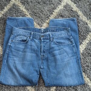 Seven For All Mankind Standard Ankle Denim Jeans Size Women's 32